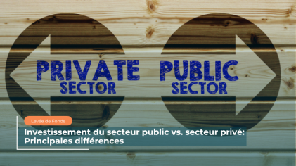 Investissement du secteur public vs. secteur privé